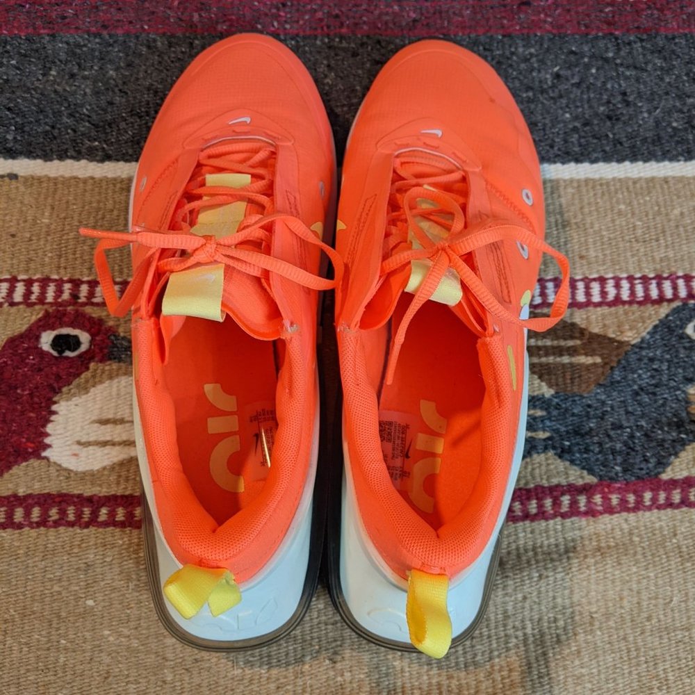 Nike Air Max Sneakers Color Mango/Peach Women's Size 10 - Picture 6 of 12